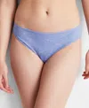 State Of Day Women's Mesh Lace Bikini Underwear, Exclusively At Macy's In Yacht Blue
