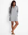 State Of Day Women's Notch Collar Sleepshirt Xs-3x, Created For Macy's