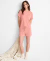 State Of Day Women's Relaxed-fit Drawstring Shorts, Exclusively At Macy's