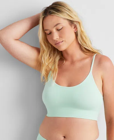 State Of Day Women's Seamless Bralette, Created For Macy's In Light Mint Green