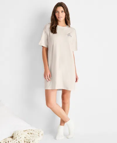 State Of Day Women's Short-sleeve Sleepshirt, Macy's Exclusive In Late Checkout