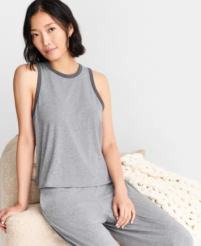 State Of Day Women's Solid Knit Tank Pajama Set, Xs-3x, Macy's Exclusive