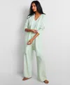State Of Day Women's Sweater Knit Duster Robe, Exclusively At Macy's In Buttermint