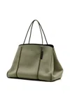 State Of Escape Escape Perforated-detail Tote Bag In Green