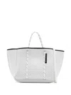 State Of Escape Petit Escape Perforated Tote Bag In White