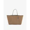 State Of Escape Womens Caramel Escape Woven Tote Bag