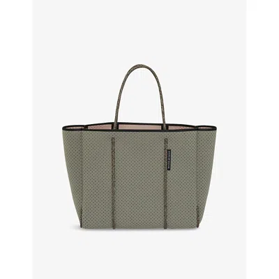 State Of Escape Womens Sage The Flying Solo Woven Tote Bag