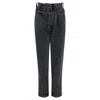 State Of Georgia The Perry Long Pants Stone Washed Black In Black
