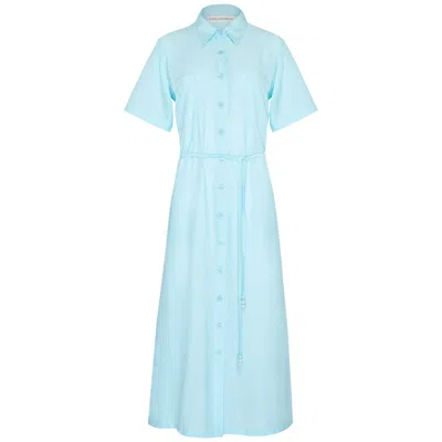 State Of Georgia Women's Blue The Destination Dress Aqua