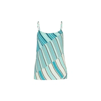 State Of Georgia Women's Blue The Pamela Cami Luna Stripe