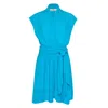 State Of Georgia Women's Blue The Point Dress Short  Aqua In Blue