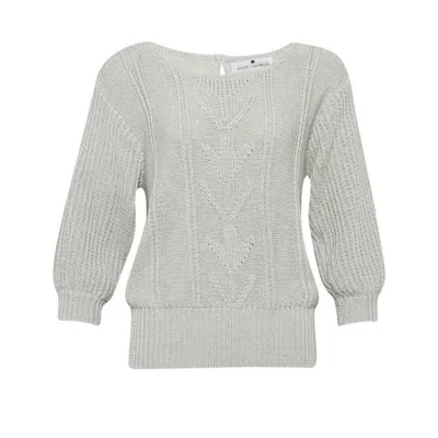 State Of Georgia Women's Jenifer Beale Knit Dove Grey