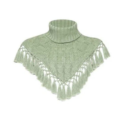State Of Georgia Women's Knitted Warmer Sage Green