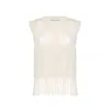 State Of Georgia Women's Neutrals The Erika Knitted Top Soft Latte Cream