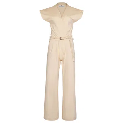 State Of Georgia Women's Neutrals The Euphoria Jumpsuit Sand