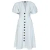 State Of Georgia Women's The Jaime Midi Dress In White In White