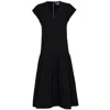 State Of Georgia Women's The Lizzie Drop Waist Dress Black In Black