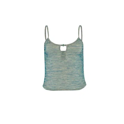 State Of Georgia Women's The Muse Cami Mottled Green