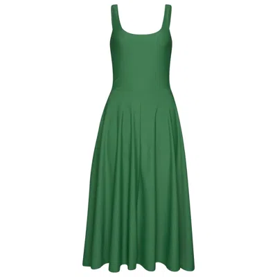 State Of Georgia Women's The Nets Singlet Dress Apple Green