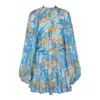 State Of Georgia Women's The Nirvana Mini Flare Paradise Blue In Blue