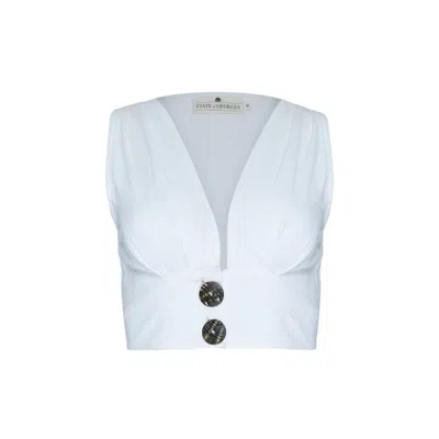 State Of Georgia Women's The Shangri-la Top White