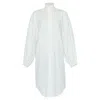 State Of Georgia Women's The Tuxedo Long Shirt Off White In White