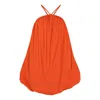 State Of Georgia Women's Yellow / Orange Floate Balloon Dress Blood Orange