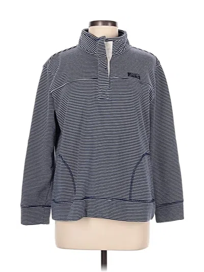 Pre-owned State Of Mine Long Sleeve Top Gray Turtleneck Tops