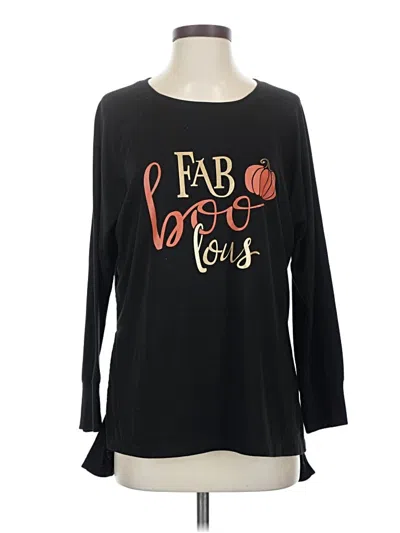 Pre-owned State Of Mine Long Sleeve T-shirt In Black