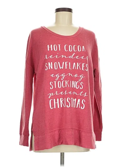Pre-owned State Of Mine Long Sleeve T-shirt In Red