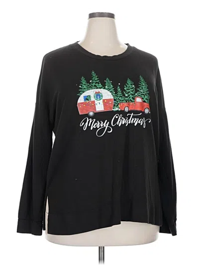 Pre-owned State Of Mine Pullover Sweater In Black