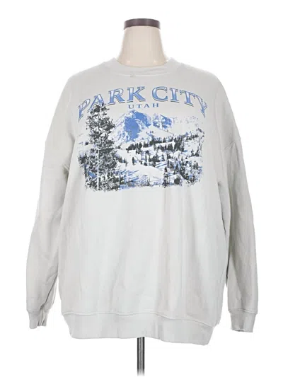 Pre-owned State Of Mine Pullover Sweater In Silver
