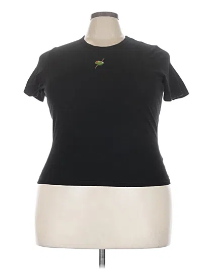 Pre-owned State Of Mine Short Sleeve T-shirt In Black