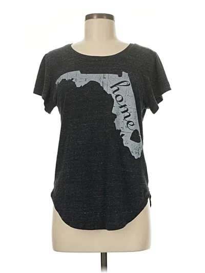 Pre-owned State Of Mine Short Sleeve T-shirt In Gray