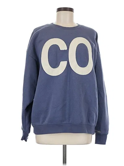Pre-owned State Of Mine Sweatshirt In Blue
