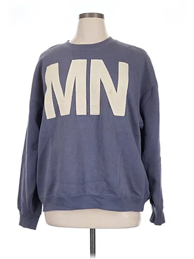 Pre-owned State Of Mine Sweatshirt In Blue