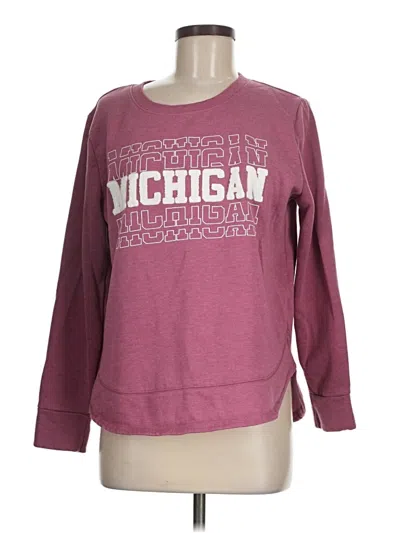 Pre-owned State Of Mine Sweatshirt In Burgundy