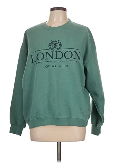 Pre-owned State Of Mine Sweatshirt In Green