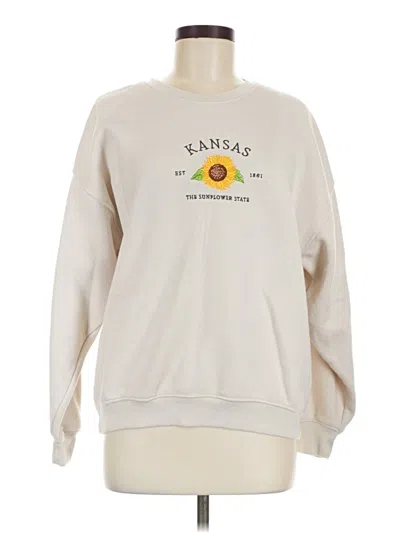 Pre-owned State Of Mine Sweatshirt In Ivory