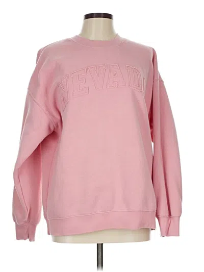 Pre-owned State Of Mine Sweatshirt In Pink