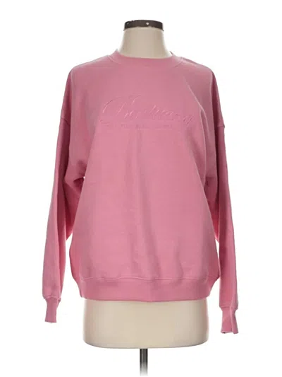 Pre-owned State Of Mine Sweatshirt In Pink