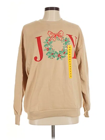 Pre-owned State Of Mine Sweatshirt In Tan