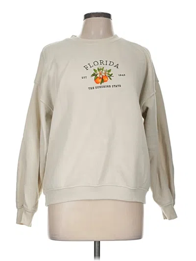Pre-owned State Of Mine Sweatshirt In Tan