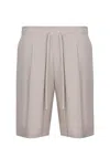 State Of Order Bermuda Shorts Made Of A Viscose Blend In Gray