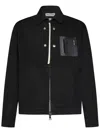 State Of Order Double-slider Zip Chest-pocket Jacket In Black