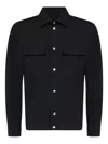 State Of Order Button Flap-pocket Shirt In Black