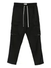 State Of Order Courier Cargo Drawstring Trousers In Black