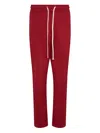 State Of Order Drawstring Panelled Trousers In Red