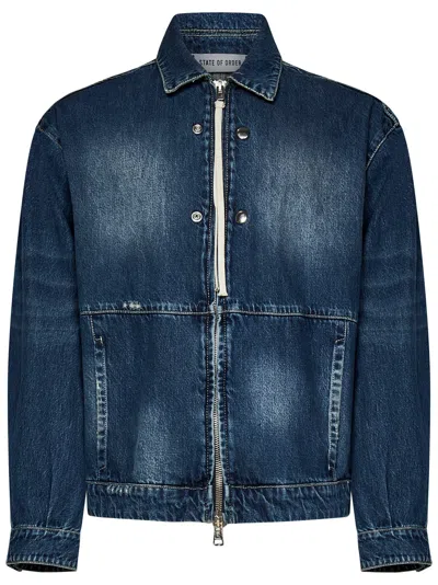 State Of Order Driver Jacket In Blue