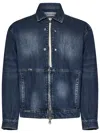 State Of Order Faded Blue Driver Jacket In Blue